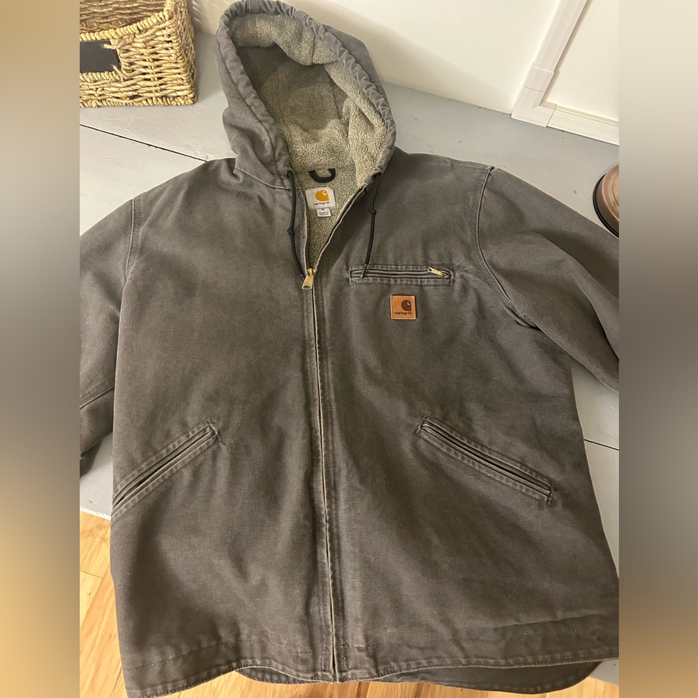 Carhartt Hooded Jacket Sherpa Lined.